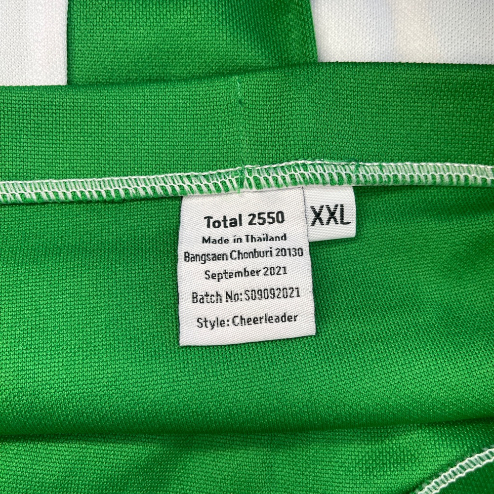 Total 2550 Green/White Cheerleader Girls 13-16 yrs XXL New - Picture 9 of 10